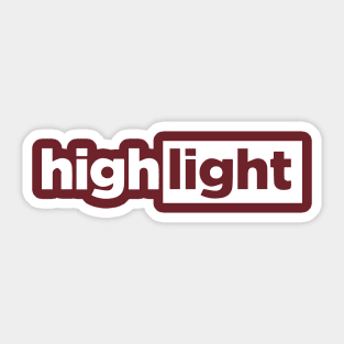 Highlight Sticker